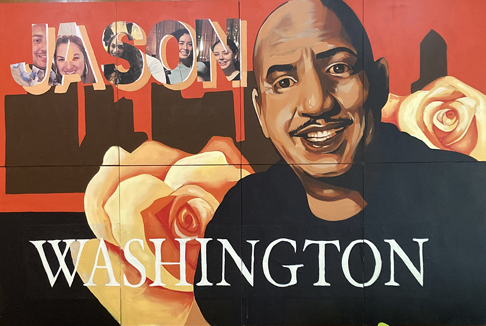 Jason Washington memorial mural